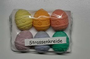 Strassenkreide Ei
