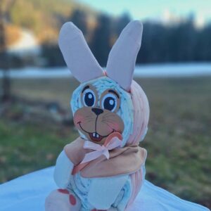 Windelgeschenk Hase