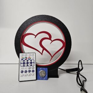 LED‑Herzring 186 mm