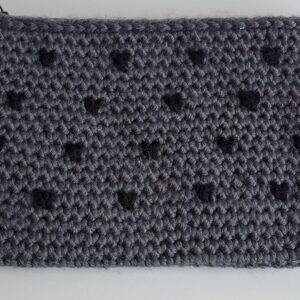 Gehäkelte Kosmetiktasche