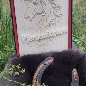 Buchkunstwerk Pferd