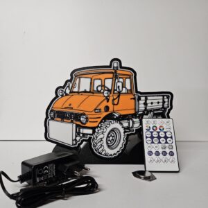 Unimog 421 LED-Lampe – Handmade im Emmental | 3D-gedruckte Unimog Lampe