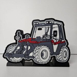 AEBI TT 212 LED Lampe – Handmade im Emmental | 3D‑Druck Traktor Lampe